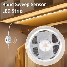1M-3M LED Licht Schrank Motion Sensor PIR Nachtlicht IP65 Wasserdicht DC 12V Licht Streifen für Kleiderschrank Schrank Smart On/Off Lampe