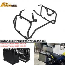 Für Suzuki V-strom 800DE 800SE 2023-ON Aluminium Legierung Motorrad Top Box Gepäck Packtaschen Satteltasche Halterung Rack Seite box Stamm