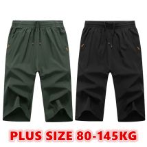 Plus Größe Männer Casual Shorts Hosen 3XL-9XL Sommer Jogginghose Drei Viertel Shorts Sport Hosen 3/4 Hosen Gym Shorts