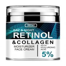 Kollagen-Retinol-Hyaluronsäure-Creme, Retinol- und Kollagen-Gesichtscreme, Anti-Aging-Kollagen-Retinol-Hyaluronsäure-Creme