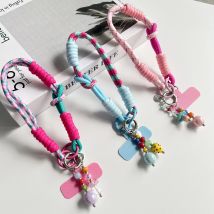 Handgelenk-, Daumen- und Handy-Hängeseil, doppelter Verwendungszweck, verstellbares kurzes geflochtenes Seil, robust und langlebig für Männer und Frauen