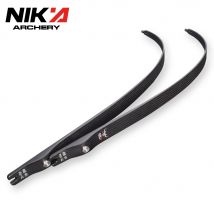 Nika Bogens chießen 1 Paar 70 "N3 Recurve Bogen Gliedmaßen mit kleinen Bull Logo Gliedmaßen 55% Kohle faser 22-46lbs Outdoor Bogens chießen Bogen Zubehör