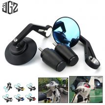 Motorrad CNC Runde Lenker Bar End Rückspiegel Balance Slider Grip Stecker Für Vespa GTS Sprint