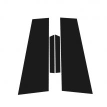 For Mercedes Benz CLS Class W218 2012-2016 2013 2014 Bright Black Carbon Fibre Window Door B C Sticker