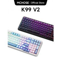 MCHOSE K99 V2 Wireless Gasket Mount Mechanical Keyboard Customized Gaming Office Keyboard RGB Tri-Mode 8000mAh Hot Swappable