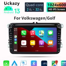 8" 2 Din Android 13 Car Radio GPS for VW Volkswagen Skoda Octavia Golf 5 6 Touran Passat B6 Polo Jetta Sharan CaddySeat Carplay