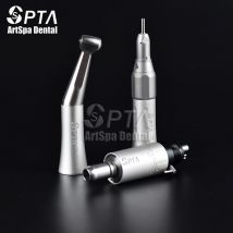 SPTA Dental Low Speed Handstück Externe Push Button Einzigen Wasser Spray 2/4 Löcher Luft Motor Contra Winkel Dental Liefert