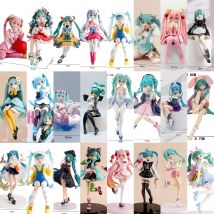 Anime Figure Wedding Dress Action Figures Kawaii Swimsuit Vocaloid PVC Collectible Model Toys Girl Gift