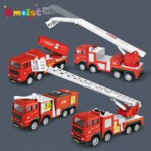 Mini Zurückziehen Feuerwehrauto Auto Spielzeug Bauset Lkw Kampf Notfall Trägheitstechnik Fahrzeuge Spielzeug Für Kinder Geschenke