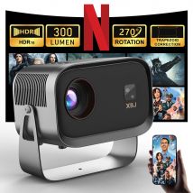 Proiettori Home Theater XBJ Smart con WiFi 6 e BT Proiettore 4K portatile Keystone automatico verticale per ufficio domestico all'aperto