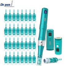 Dr Pen Ultima A6S Microneedling Pen Microneedle Electric Wireless Derma Auto Pen strumento di bellezza per la cura della pelle con cartucce da 32 pezzi