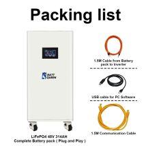 Pre-sale LFP 48V 314AH Lifepo4 Battery Complete Pack with Fire Extingguisher Assembly 51.2V with JK Smart BMS 314AH 16KWH EU
