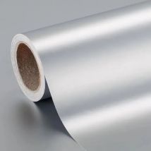 Premium Silber Matt Metallic Chrom Vinylfolie DIY Selbstklebende Aufkleber Fahrzeug-Autofolierung Luftfreisetzende Folie