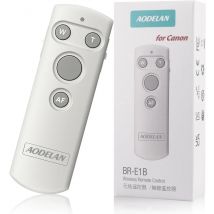 Telecomando bianco per rilascio otturatore wireless per Canon EOS R100 M6II 6DII 77D 800D G5XII G7XIII SX70HS V10; Sostituisci Canon BR-E1