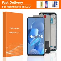 100 % getestetes 6,67-Zoll-LCD-Display für Xiaomi Redmi Note 9S Touchscreen-Digitizer-Ersatz für Redmi Note 9 Pro