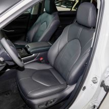 For Toyota Highlander Kluger 2023 2022 2021 2020 Faux Leather Custom Car Seat Covers For 5 Seats Interior Protector Accessories