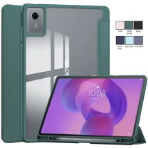 Für Lenovo Idea Tab 11 Fall mit Stift Halter Acryl Klar Smart Magnetische Abdeckung Für Coque Lenovo Idea Tab 11 tb336fu tb336zu Fall