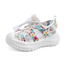 2025 Nuovi sandali per bambini estivi per ragazze Mesh traspirante Scarpe sportive per bambini Suola morbida Sandali da spiaggia per ragazze EU 21-30