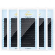 AGUUD 5 Tabletts/Lot 16 Reihen Russische Volumenwimpern Natürliche weiche Seide Individuelle falsche Nerzwimpern Make-up Klassische Wimpernverlängerungen