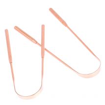 1Pc Kupfer Zunge Schaber Reiniger Schaber Zahnbürste Dental Mundpflege Hygiene Gesundheit Pflege Werkzeug Für Männer Frauen