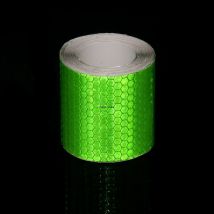 Grüne reflektierende Sicherheitswarnbänder, 5 cm x 3 m, hochintensive, wasserdichte Streifen, selbstklebende Reflektoraufkleber für LKW, Trail