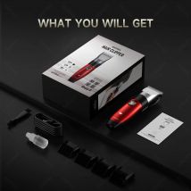 Tagliacapelli professionale a batteria ENCHEN Sharp R con blocco di sicurezza Lama in ceramica aggiornata 6000 giri/min Ultra Power