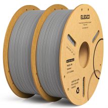 Elegoo 1,75mm pla filament 2kg set kunststoff 3d pla für die meisten fdm 3d drucker maß genauigkeit/-0,02mm 2 stücke * 1kg pla set