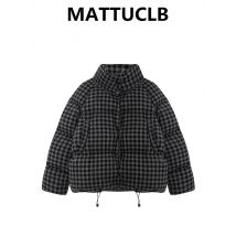 2025, Herbst Winter Frauen Y2k Japanischen Harajuku Plaid Gepolsterte Jacke Stehkragen Unten Jacke Koreanische Dicke Parkas Outwears Design