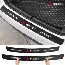 Heck koffer Kohle faser Schutz platte Hecks toß stange schützen Aufkleber für Mitsubishi Asx Lancer Pyjero Sport attrage Xpander Mirage