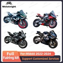 Set completo Carenatura del motociclo adatta per Aprilia RS 660 RS660 2022 2023 2024 Kit carenatura verniciata Carrozzeria Nuova plastica ABS 4 regali