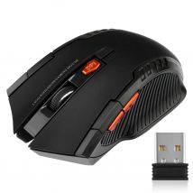 Mysz bezprzewodowa 2.4G Odbiornik USB 6 przycisków Profesjonalne myszy optyczne bezprzewodowe Mysz