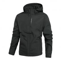 Modische wasserdichte winddichte Herrenjacke mit Kapuze, Outdoor, Wandern, Camping, Sport, Windjacke, leichte Jacke