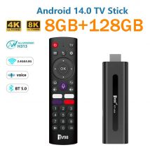 TV98 ATV Stick Smart Android 14 Allwinner H313 Quad Core 4G 5G Dual WiFi HD 8K 4K Media Player BT5.0 8GB 128GB Sprachfernbedienung IPTV