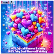 Fantasy Herz Kuchen 5D voller Kristall Diamant Malerei Kit Eis Donut DIY Fee Staub Bohrer Mosaik Stickerei Kreuzstich Geschenk
