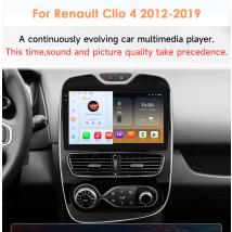 Autoradio Carplay Android 12 de 10,1 pulgadas para Renault Clio 4 2016-2019 reproductor Multimedia automático GPS navi estéreo 2DIN unidad frontal pantalla táctil