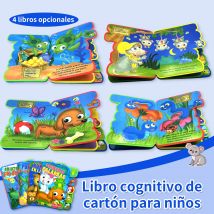 Spanish Storybook: Foam Material, Tear-Resistant, Cute Animals, Imagination, Short Stories, Early Education, 3-6 Years