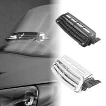 Sfiato del parabrezza fumé cromato per Honda Goldwing 2001-2017 GL1800 Finestra del parabrezza regolabile