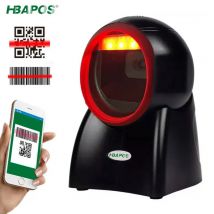 Scanner di codici a barre desktop Omnidirezionale USB cablato PDF417 UPC EAN 1D 2D Scanner di codici QR Lettore di matrice di dati con rilevamento automatico