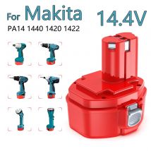 Per batteria Makita 14.4V 3500mAh batteria ni-mh PA14 1422 1433 1420 192600-1 6281D 6280D 6337D Batterie ricaricabili