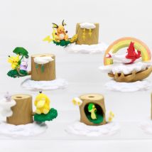 Pokemon Miniatur Wetterstumpf Szene Requisiten Sobble Goomy Raichu Latias Psyduck Pikachu Anime Figuren Kinder Geburtstagsgeschenke