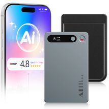 MECHEN Registratore vocale AI da 64 GB per conferenze e chiamate Trascrizione di 81 lingue e risparmio AI, controllo app, cloud illimitato, con
