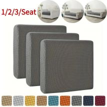1 2 3-Sitzer Polar Fleece Sofa Sitzkissenbezug Elastische Sessel Sitze Abdeckung Anti-Schmutz Kissen Schutz Sitz Schonbezüge