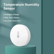 1/2/3 stücke Tuya ZigBee Mini Temperatur Und Feuchtigkeit Sensor Innen Humiture Detektor Unterstützung Alexa Google Home Stimme app Steuerung