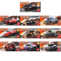 Original Matchbox Car 1/64 Boxed BMW I4 Police Sedan Ford E-Transit Custom Corvette Vehicle Model Toys for Boys Collection Gift