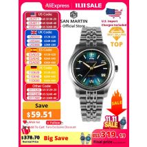 San Martin New 39mm Gada Watch Chinese Style Original Design Sunburst JianZhan Miyota 90S5 Men Dress Automatic Mechanical SN0144