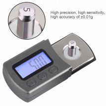 Giradischi Stilo Force Scale Meter Gauge LCD Retroilluminazione digitale Monitoraggio portatile per ago per dischi in vinile con calibrazione 5g