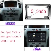 Car DVD Frame Audio Dash Trim Kits Facia Panel Radio Player screen Frame 2 Din For 2007 OPEL ASTRA ZAFIRA Car