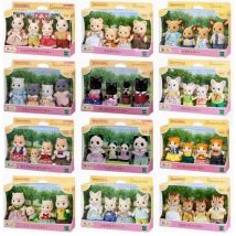 Sylvanian Families Anime Girl Figurki Calico Critters Zestaw mebli Statuetka Pvc Model Kolekcja lalek Ozdoby Prezenty Zabawki