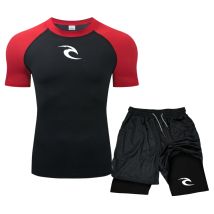 Männer Superhero Sport Anzüge Rashguard Trikots Strumpfhosen Hosen Lauf T-shirt Boxen Sets Gym Training Muay Thai Shorts MMA Fightwear