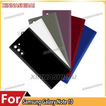 Batterie-Rückseite für Samsung Galaxy Note 10, Batterie-Rückseite, Glasscheibe, hintere Tür, Gehäuse, Objektiv ersetzen